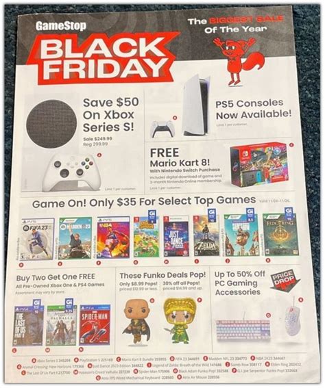 black friday deals gamestop 2023|gamestop black friday ad 2023.